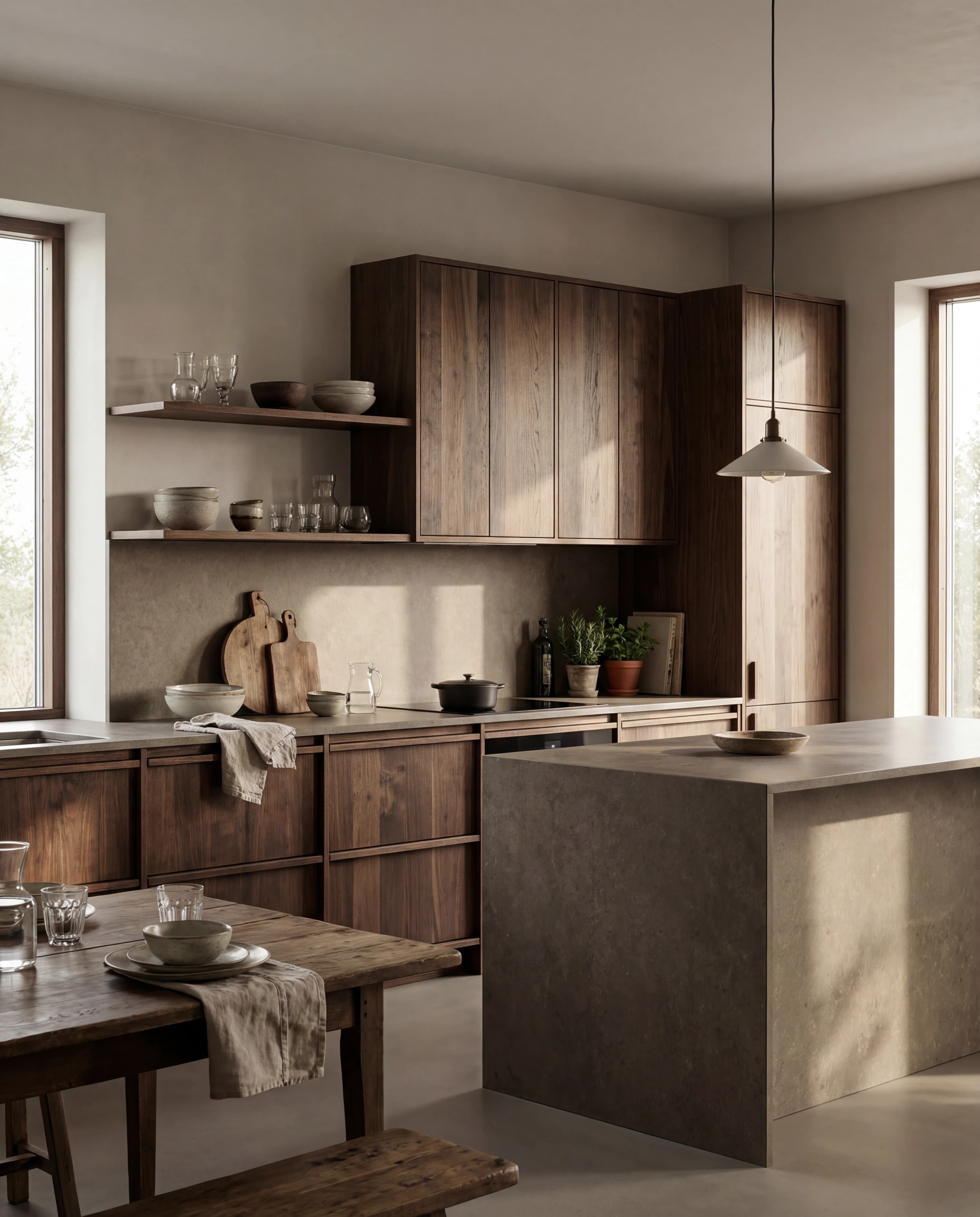 Between Mass and Atmosphere: A Kitchen