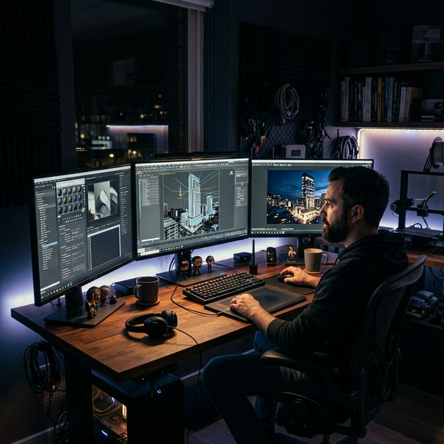 3D Artist Çalışma Ortamı