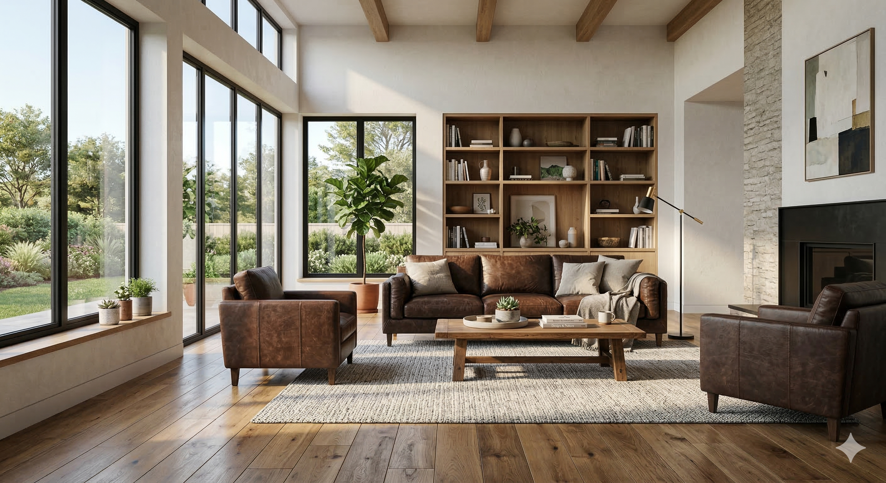 Kaliteli ışık ve malzeme kullanımını gösteren fotogerçekçi bir render