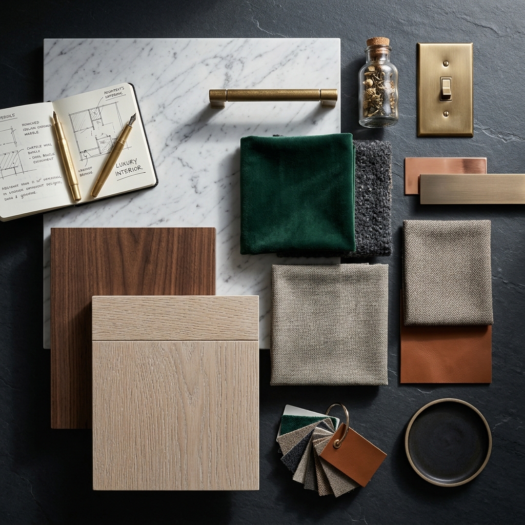 İç Mimarlık Malzemeleri ve Moodboard Çalışması