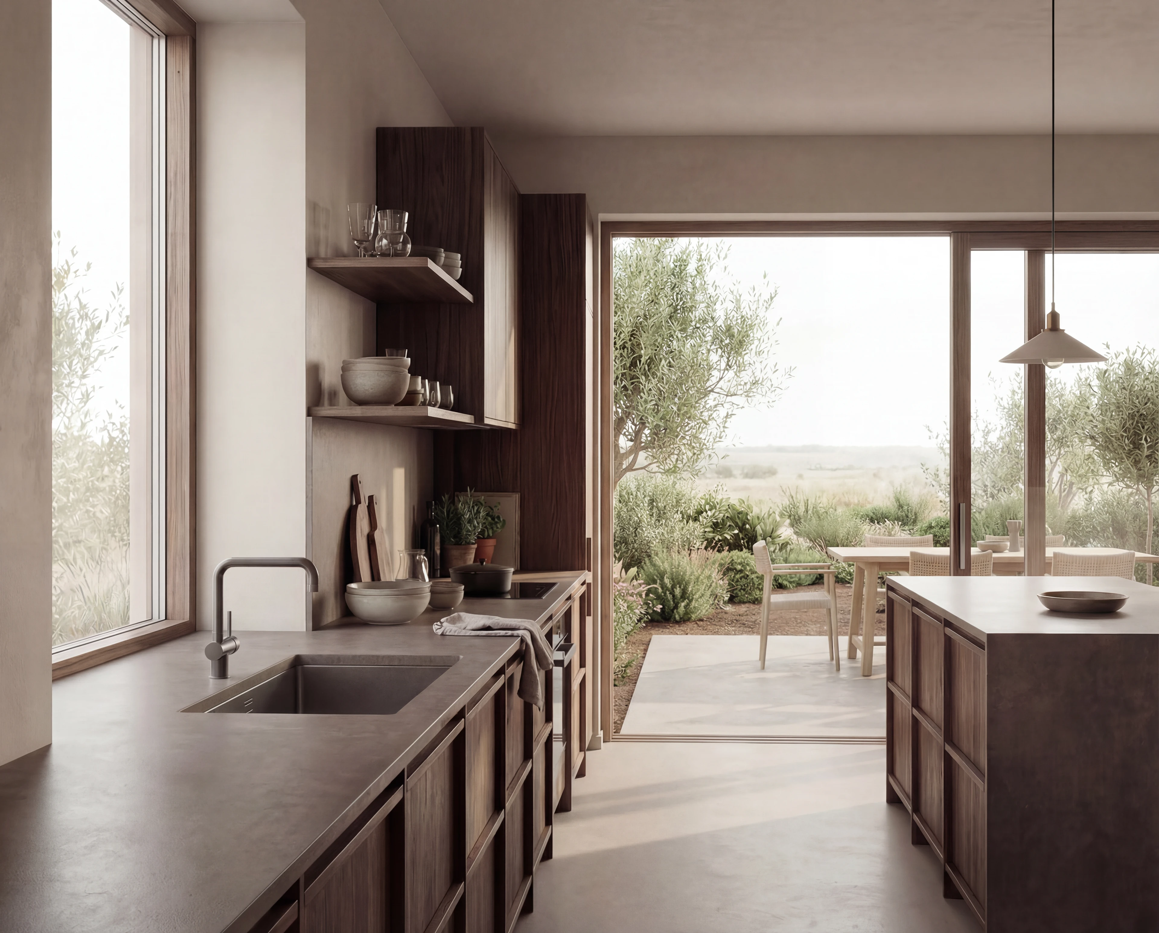 Between Mass and Atmosphere: A Kitchen - Görsel 2